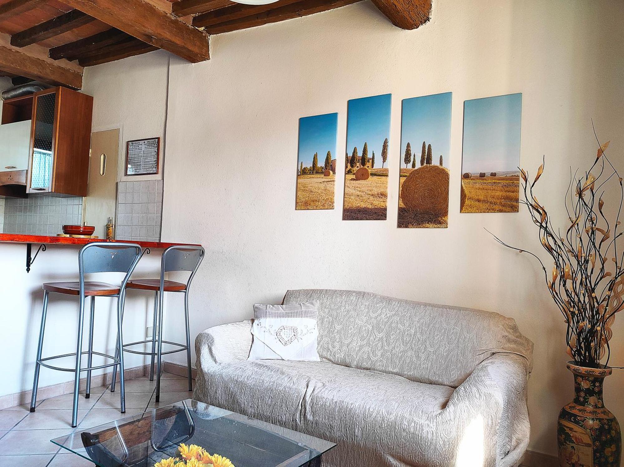 La Casina Di Colle - Appartamento Rustico Sulle Colline Di Pisa 卡夏纳温泉 外观 照片